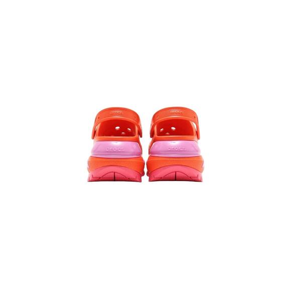 Crocs Women’s Mega Crush Clog Platform Sandals – Orange Pink Purple – Size 9 - Picture 5 of 5